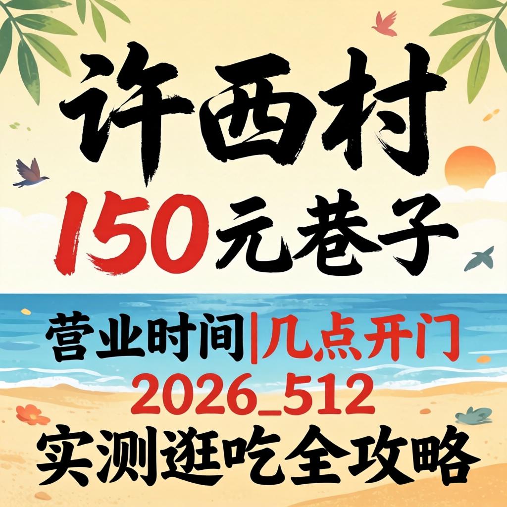 许西村150元巷子营业时间|几点开门_2026实测逛吃全攻略