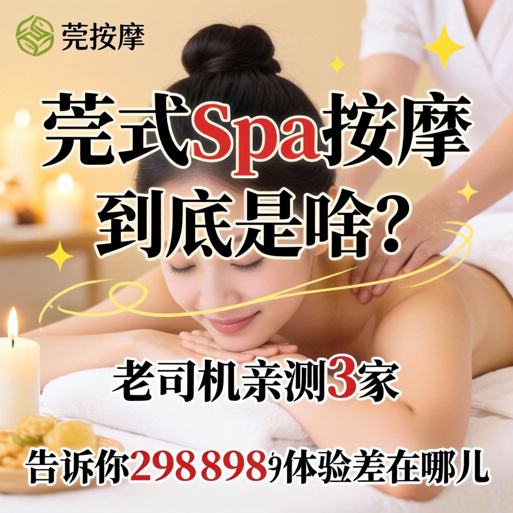 莞式spa按摩,到底是啥?老司机亲测3家,告诉你298和898的体验差在哪儿