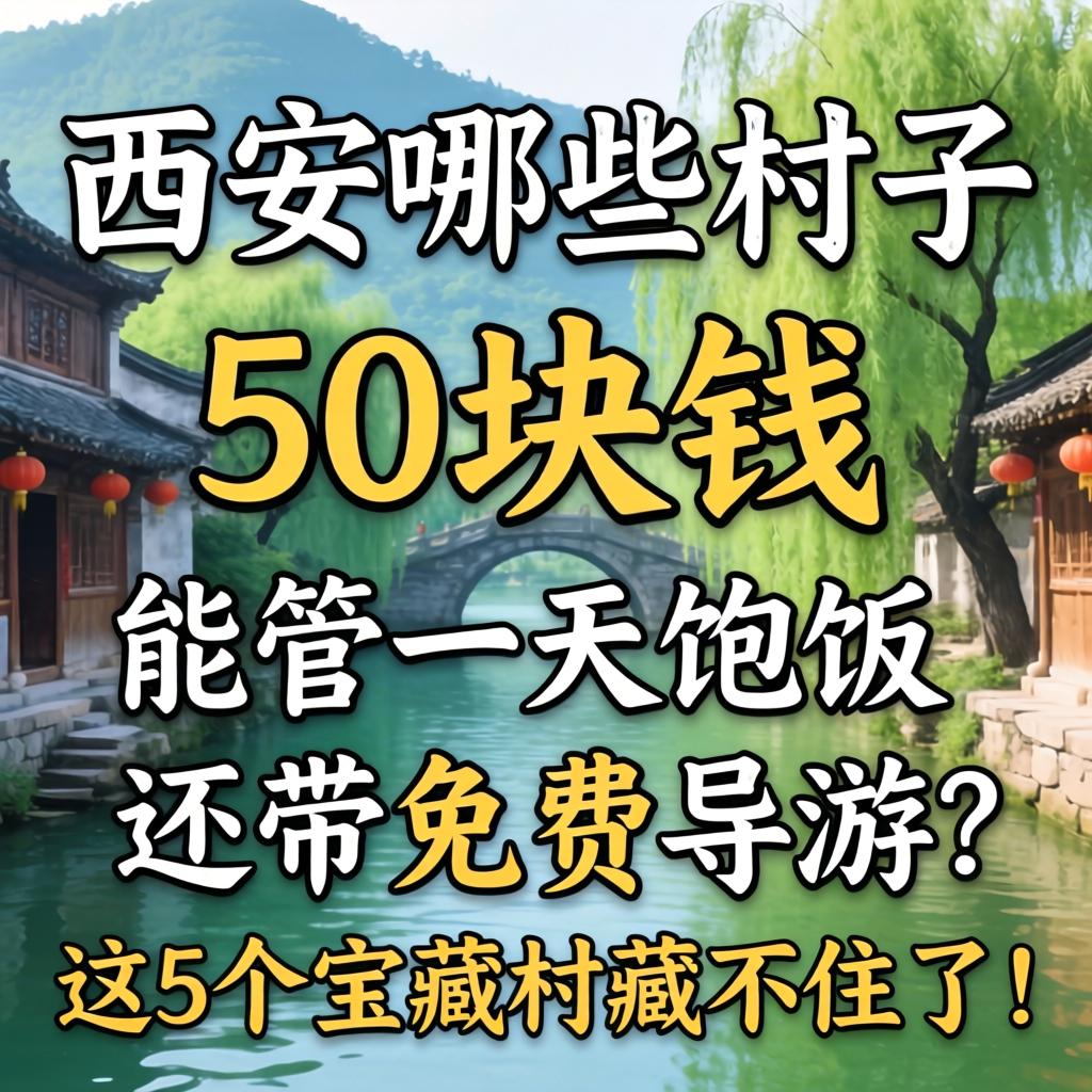 西安哪些村子有50块钱的，能管一天饱饭还带免费导游？这5个宝藏村藏不住了！