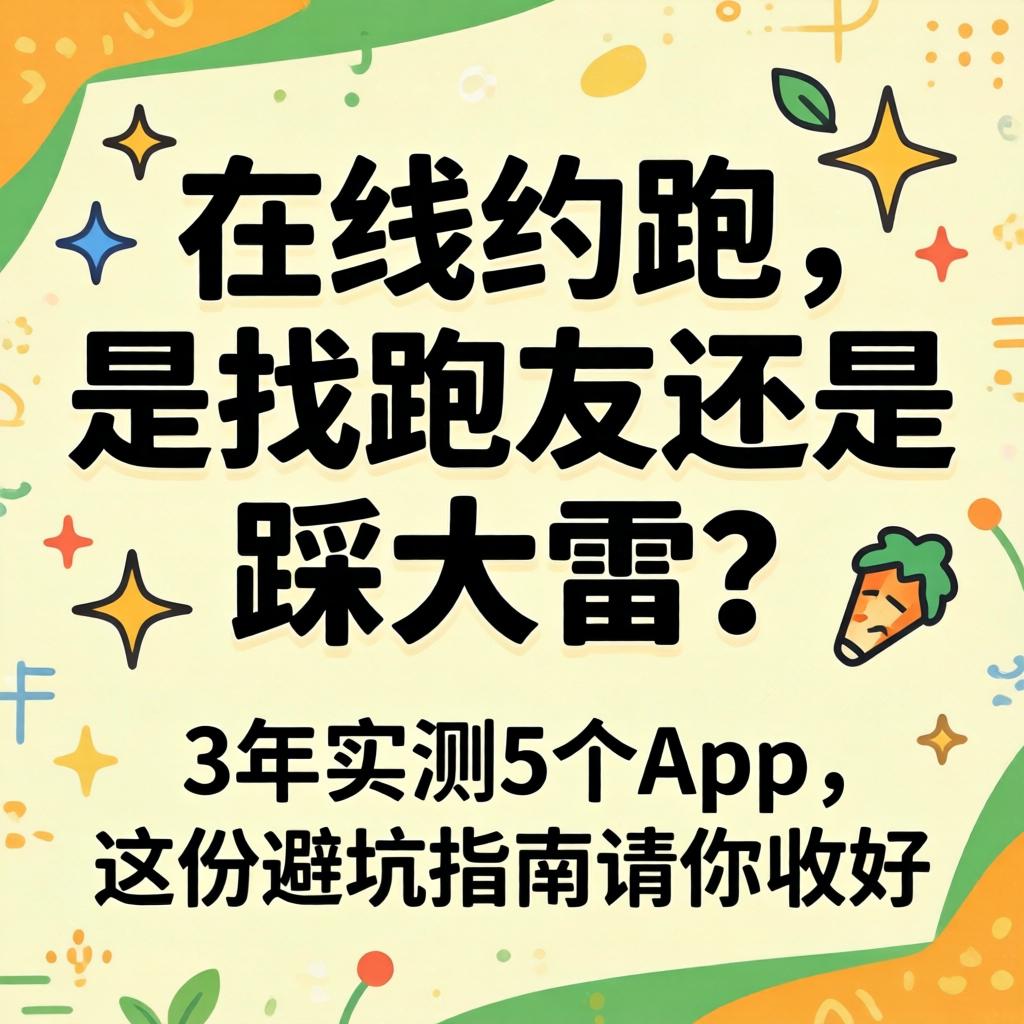 在线约跑，是找跑友还是踩大雷？3年实测5个App，这份避坑指南请你收好
