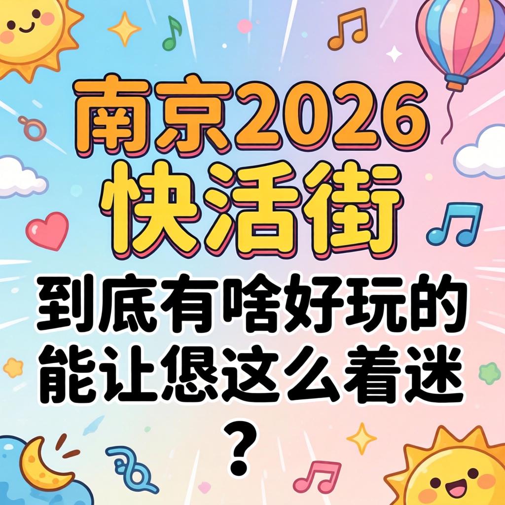 南京2026快活街到底有啥好玩的，能让恁这么着迷？