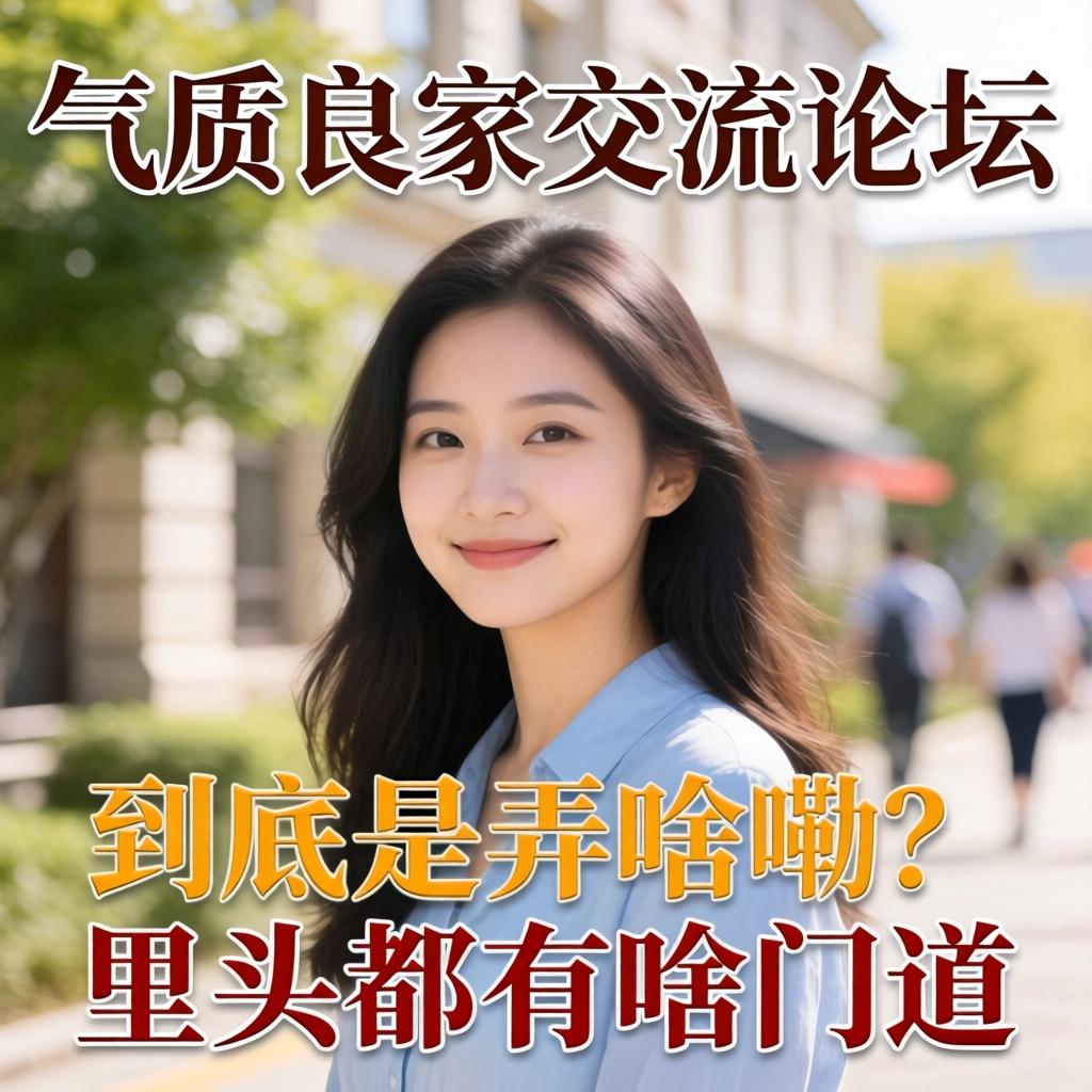 “气质良家交流论坛”到底是弄啥嘞？里头都有啥门道？