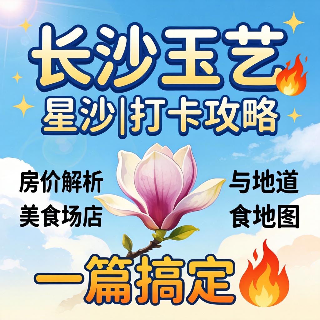 长沙玉兰,星沙|打卡攻略、房价解析与地路美食地图，一篇搞定?