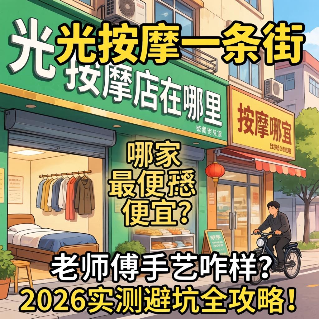明光按摩一条街在哪里，按摩店哪家最便宜？老师傅手艺咋样？2026实测避坑全攻略！