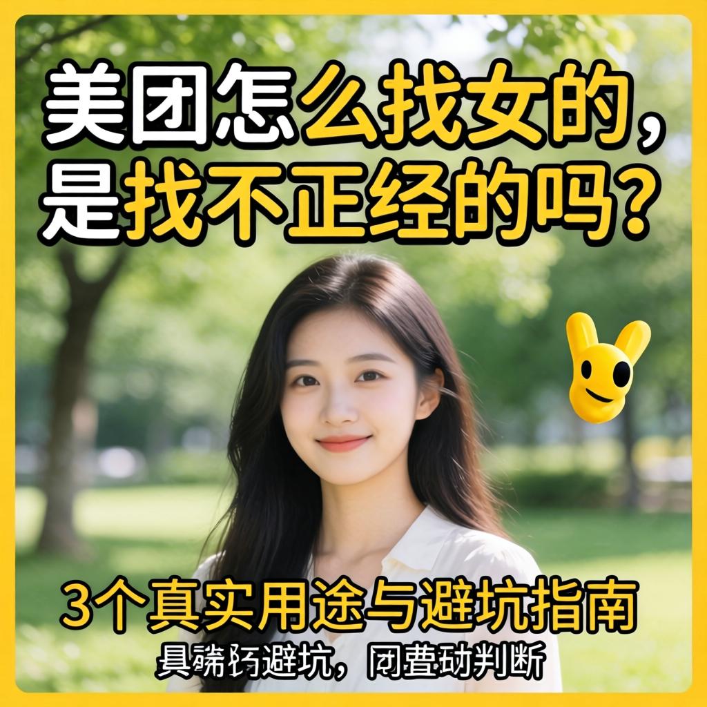 美团怎么找女的，，，，，是找不正经的吗？？？？？3个真适用途与避坑指南