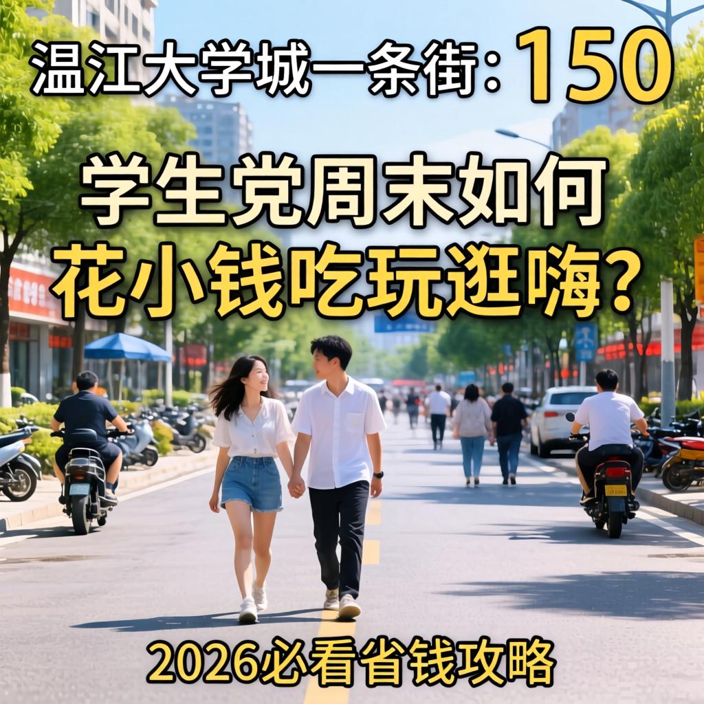 温江大学城一条街150,学生党周末如何花小钱吃玩逛嗨?附2026必看省钱攻略