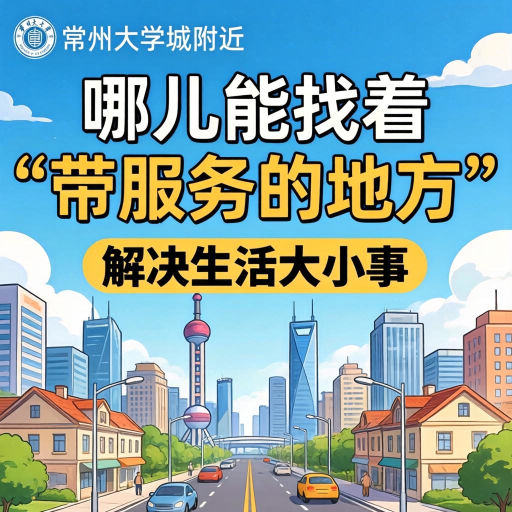 在常州大学城附近，哪儿能找着“带服务的地方”解决生活大小事？