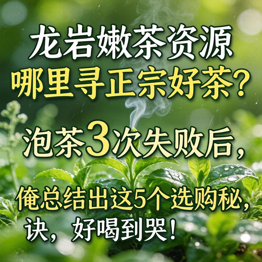 雅安嫩茶资源，哪里寻正宗好茶？泡茶3次失败后，俺总结出这5个选购法门，好喝到哭！