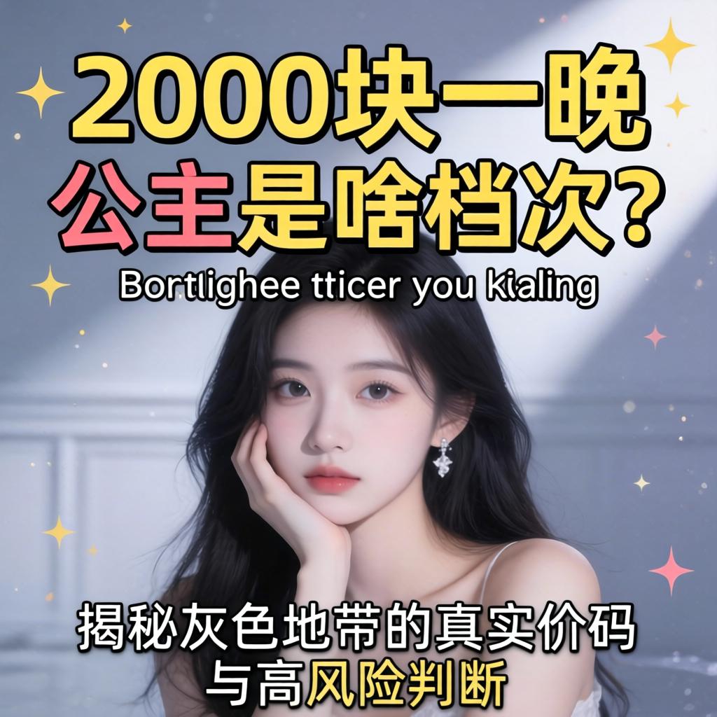 2000块一晚的公主是啥档次？揭秘灰色地带的真实价码与高风险