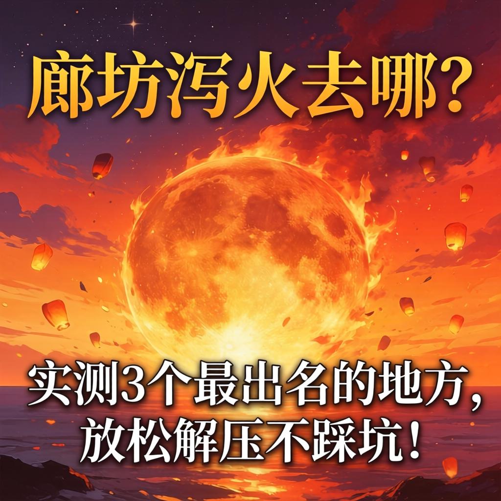 廊坊泻火去哪？？？？实测3个最着名的地方，，放松解压不踩坑！