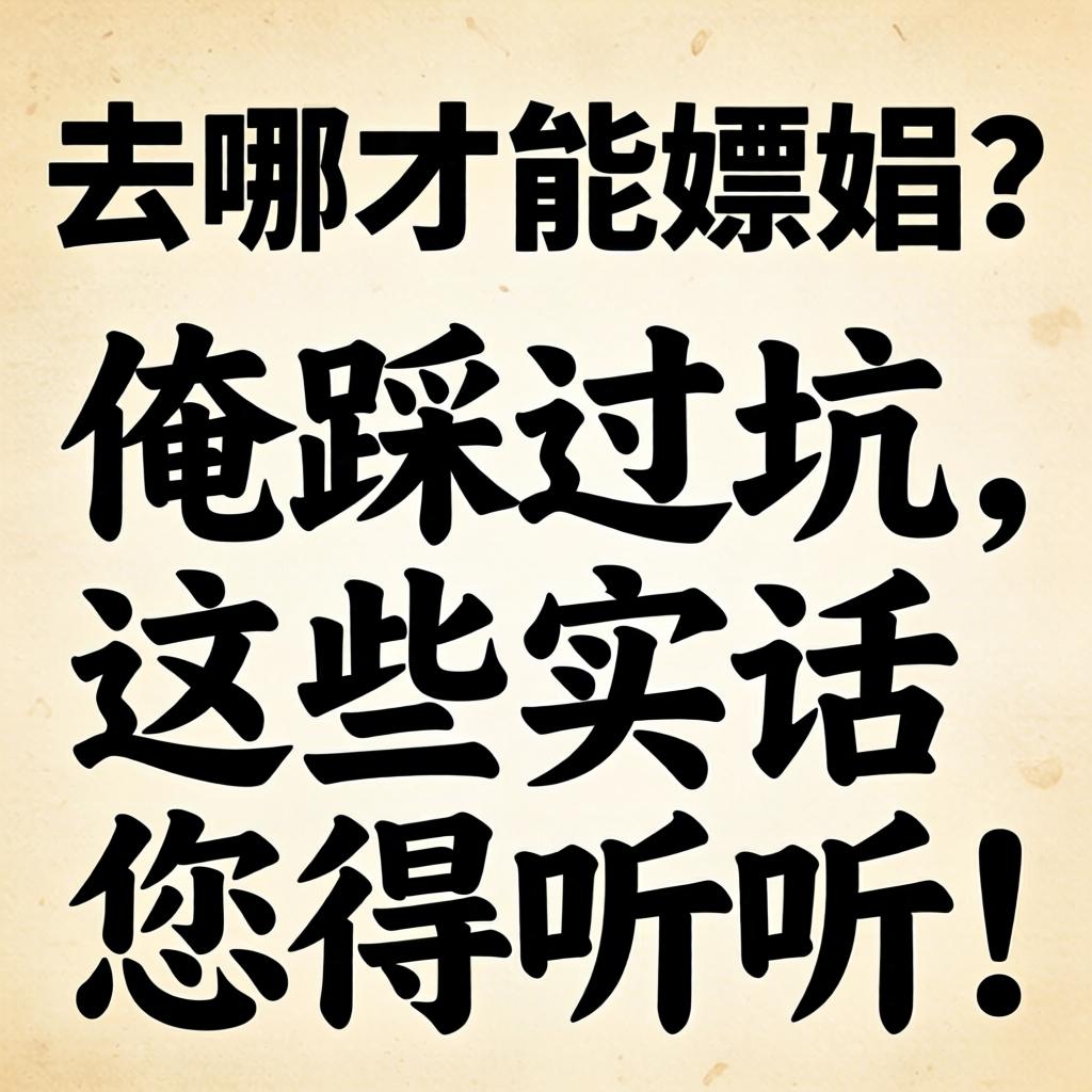 去哪才能嫖娼？俺踩过坑，这些实话您得听听！