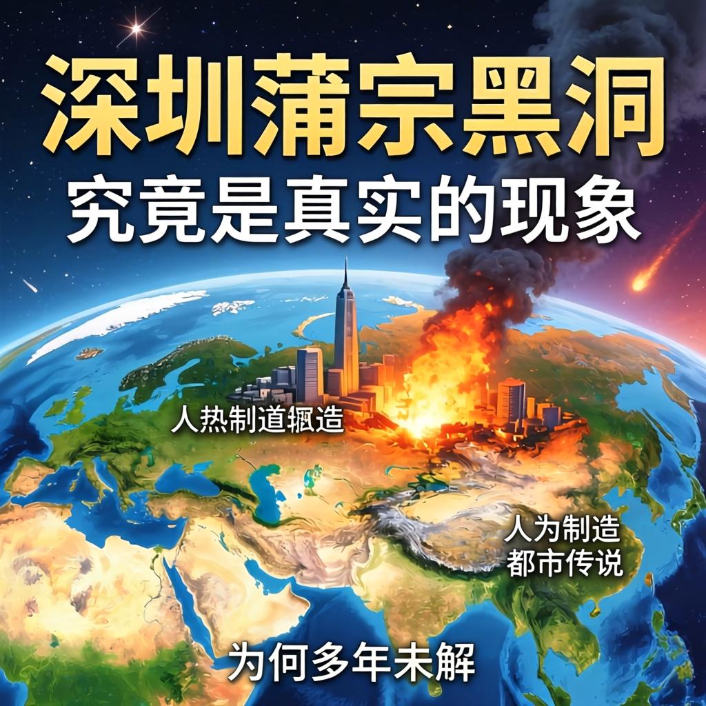 深圳蒲宗黑洞究竟是真实的地理现象还是人为制造的都市传说，为何多年未解？
