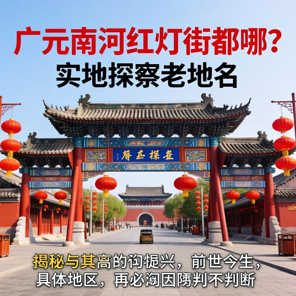 广元南河红灯街在哪？实地探访老地名，揭秘其具体位置与前世今生