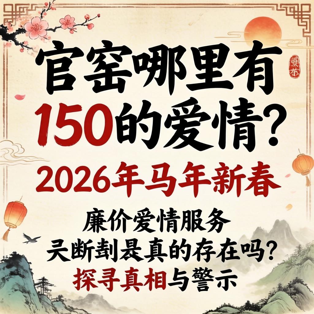 官窑哪里有150的爱情？2026年马年新春，廉价爱情服务真的存在吗？探寻真相与警示