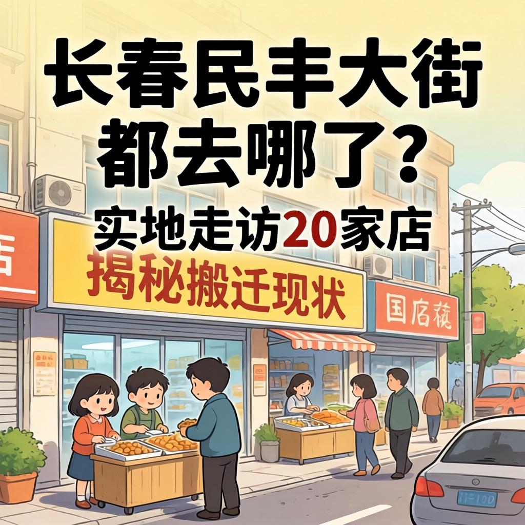 长春民丰大街的都去哪了？实地走访20家店，揭秘搬迁现状与回忆