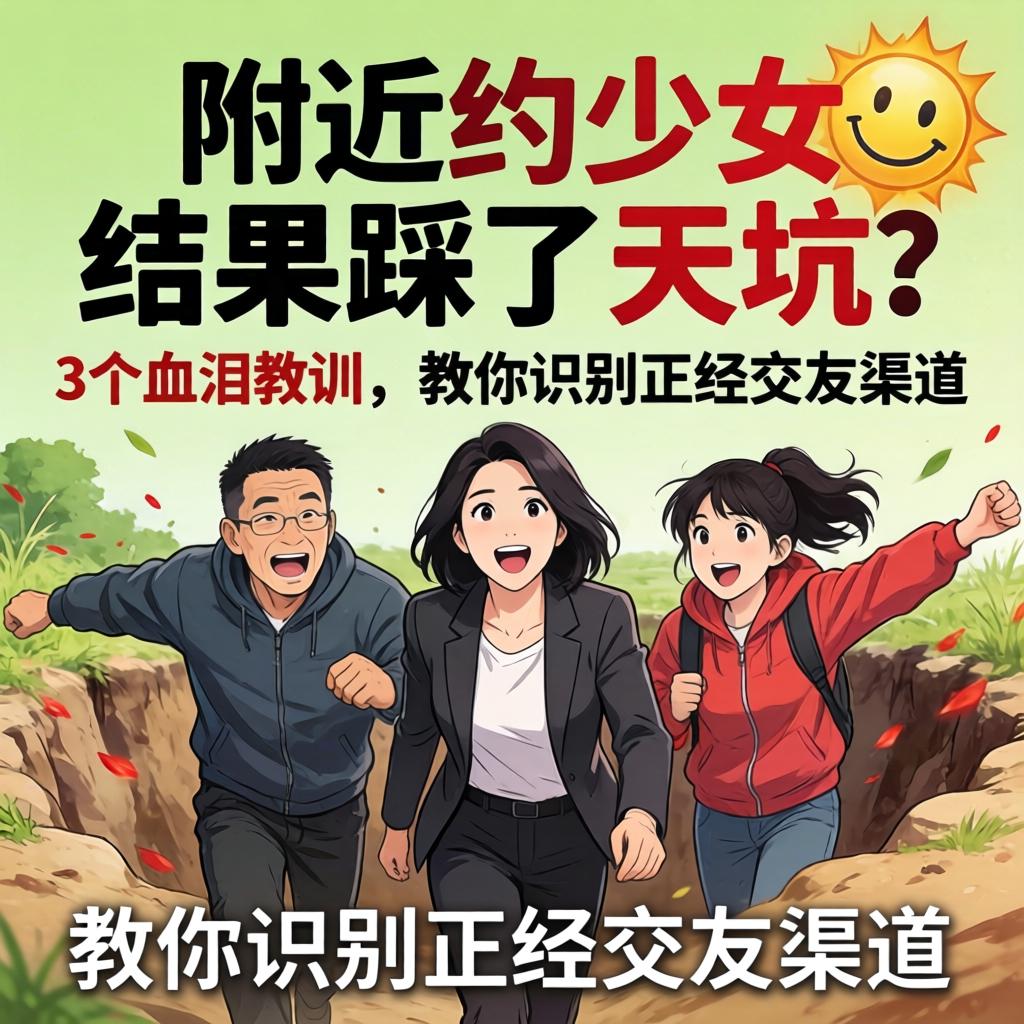 左近约少妇，了局踩了天坑？3个血泪教训，教你鉴别正经交友渠路