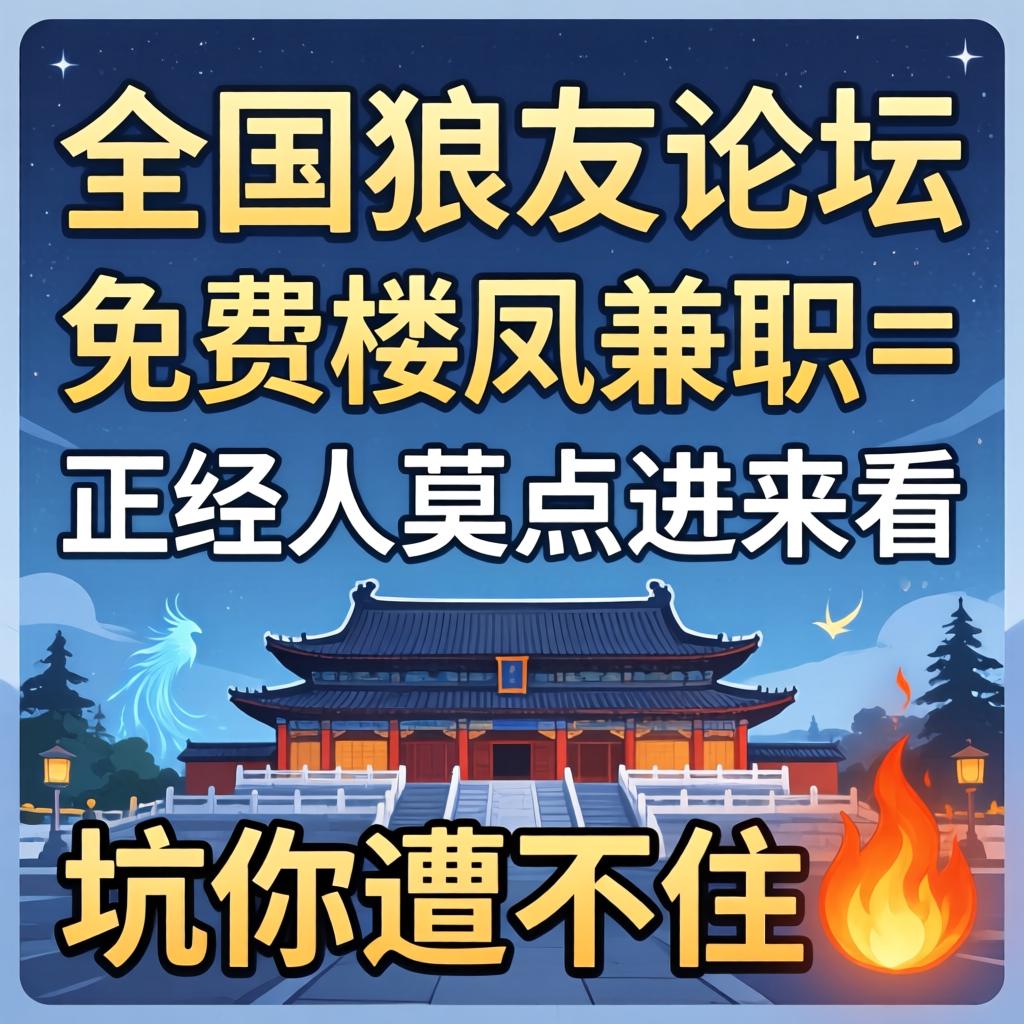 全国狼友论坛免费楼凤兼职_正经人莫点进来看 这些坑你遭不住?