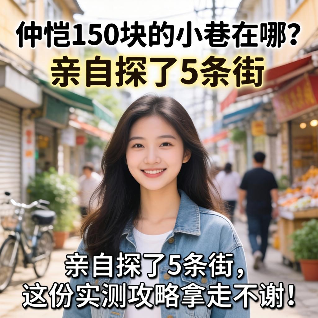 仲恺150块的小巷在哪?亲自探了5条街,这份实测攻略拿走不谢!