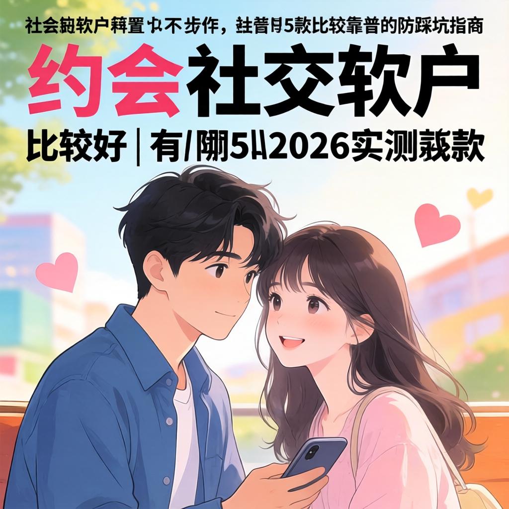 可以约会的社交软件有哪些比较好 | 2026实测5款比较靠谱的防踩坑指南