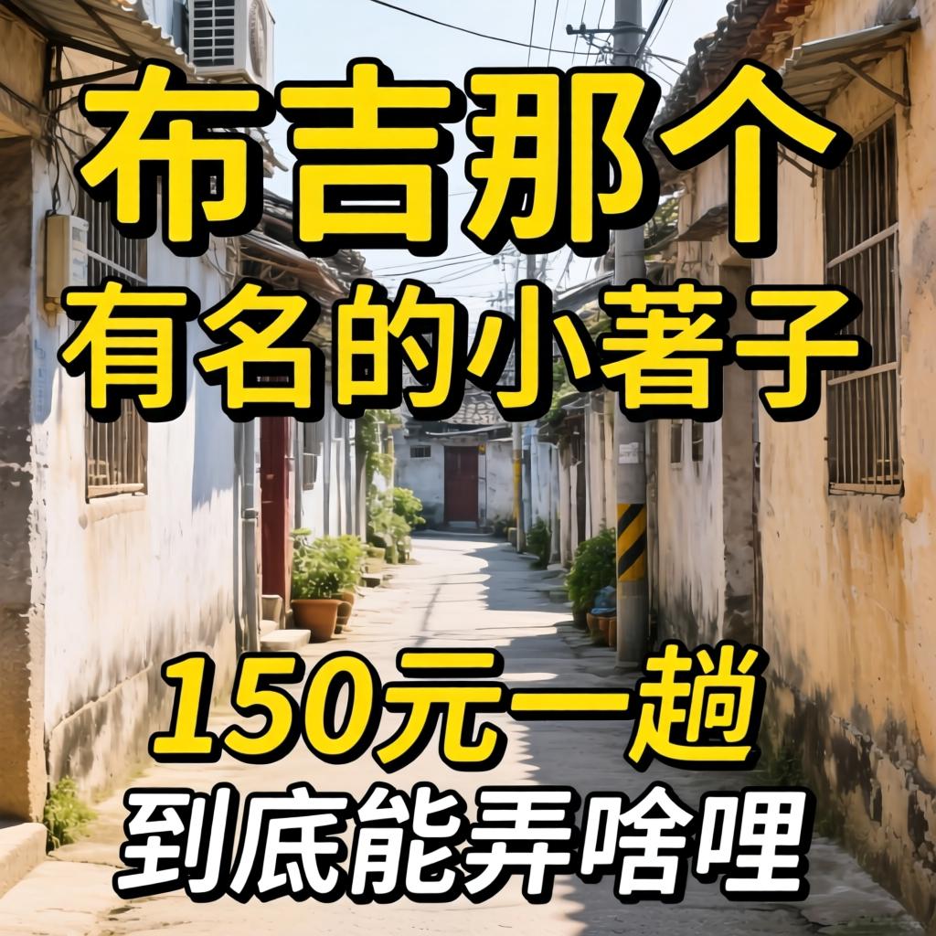 在布吉那个有名的小巷子，150元一趟到底能弄啥哩？