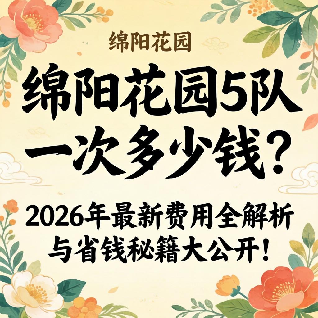 绵阳花园5队一次多少钱？2026年最新费用全解析与省钱秘籍大公开！