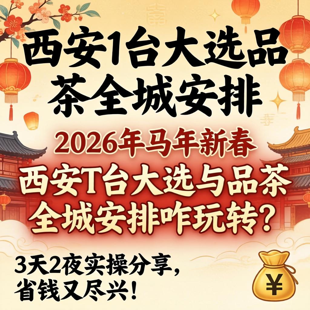 西安t台大选品茶全城安排，2026年马年新春，西安T台大选与品茶全城安排咋玩转？3天2夜实操分享，省钱又尽兴！?