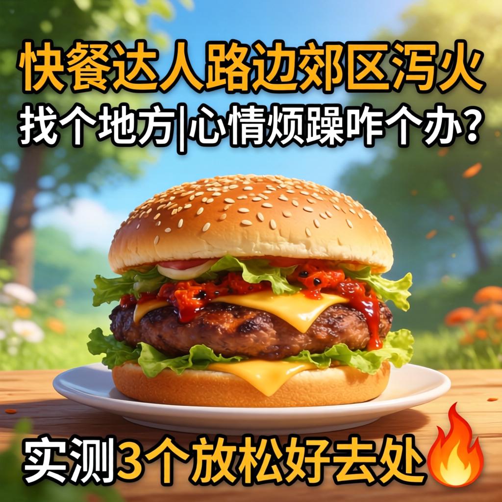 快餐达人路边郊区泻火找个地方|心情烦躁咋个办？实测3个放松好去处?