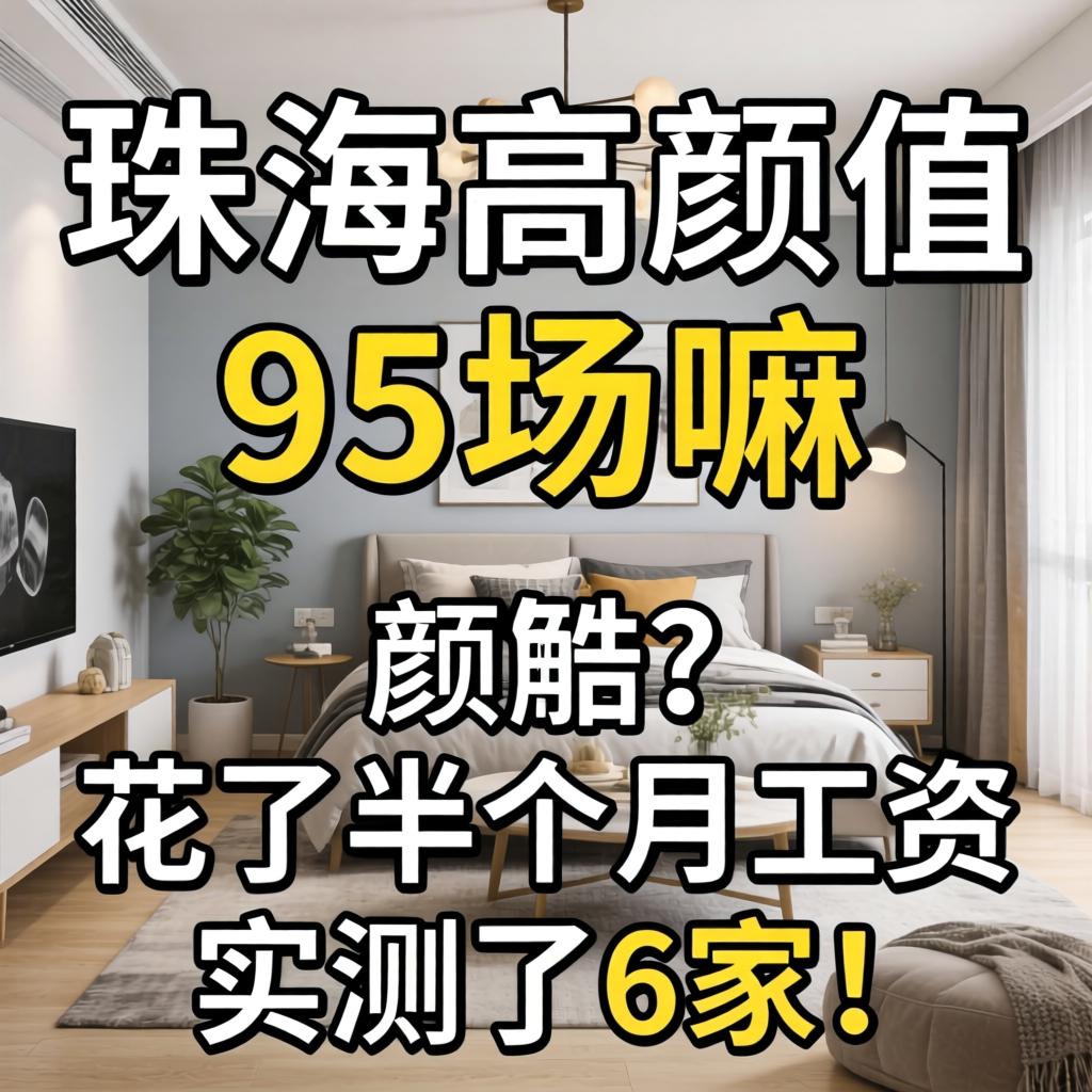 珠海有高颜值的95场嘛?作为颜控的我,花了半个月工资实测了6家!