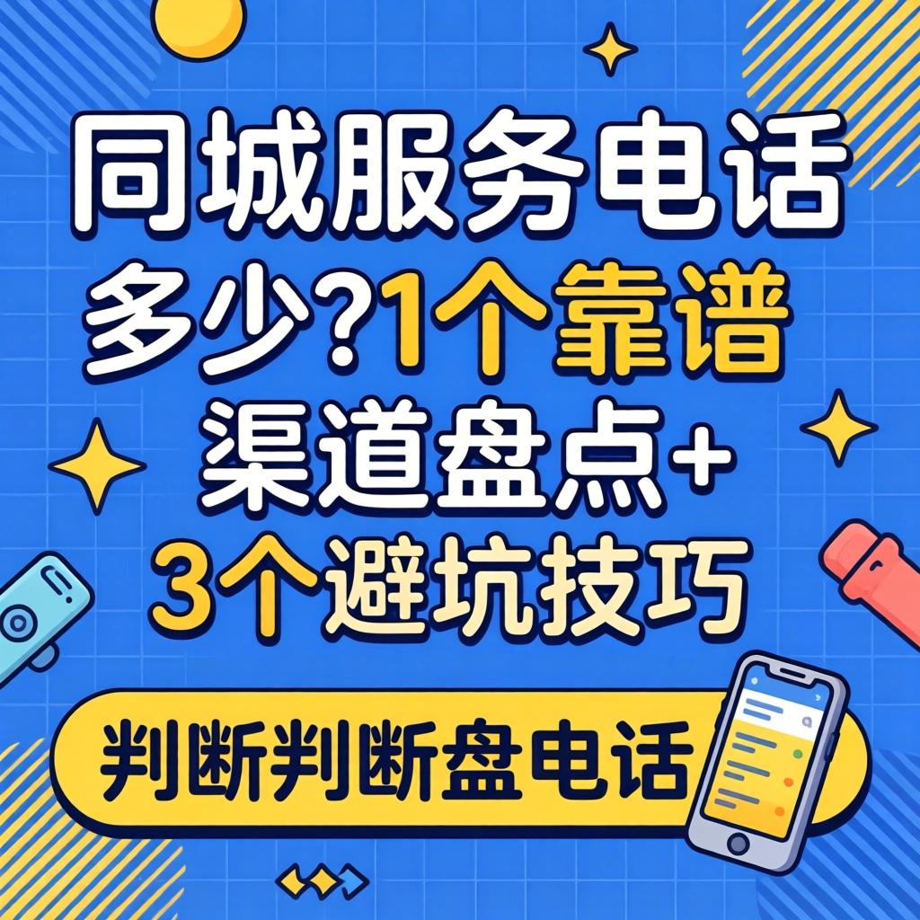 同城服务电话多少？1个靠谱渠道盘点+3个避坑技巧?