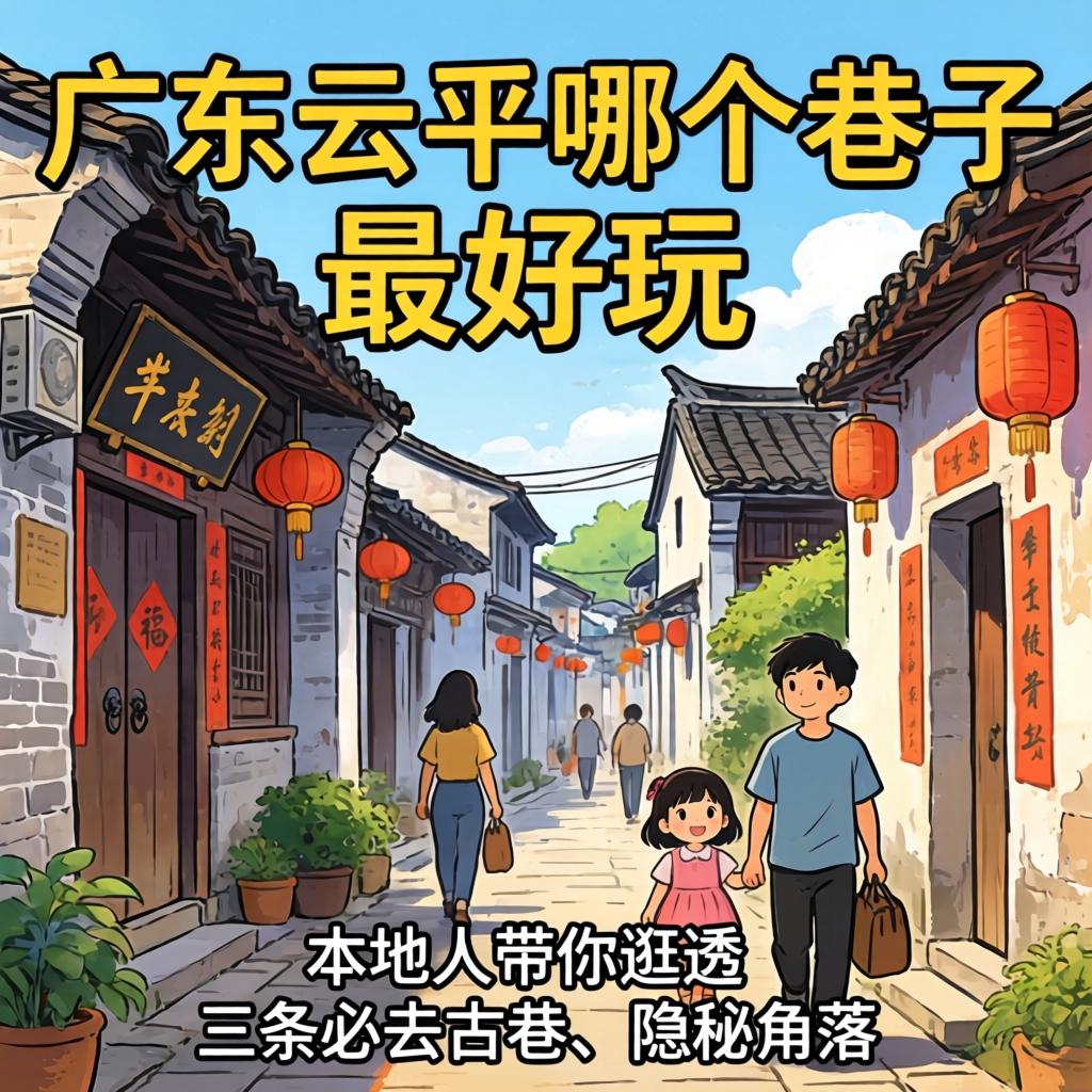 广东云浮哪个巷子最好玩？？？？外地人带你逛透三条必去古巷与隐秘角落