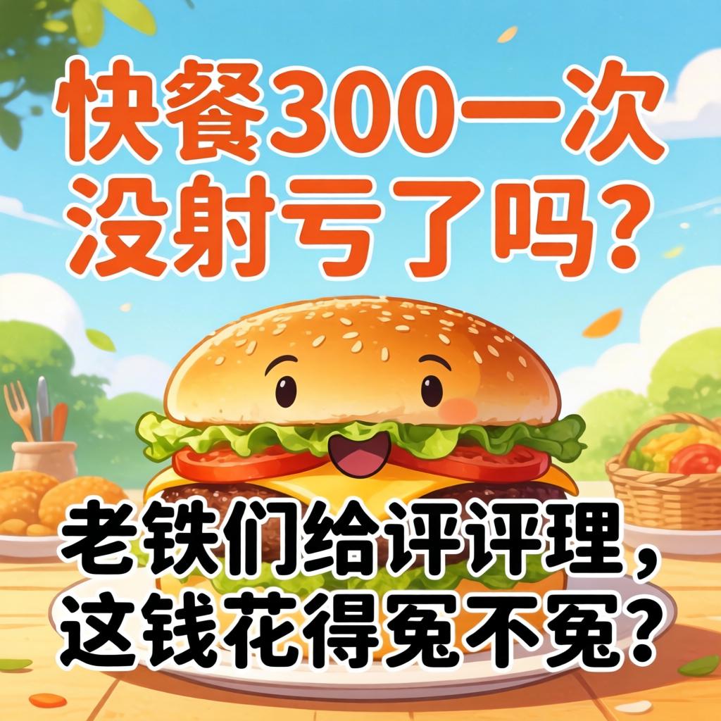 快餐300一次没射亏了吗？老铁们给评评理，这钱花得冤不冤？