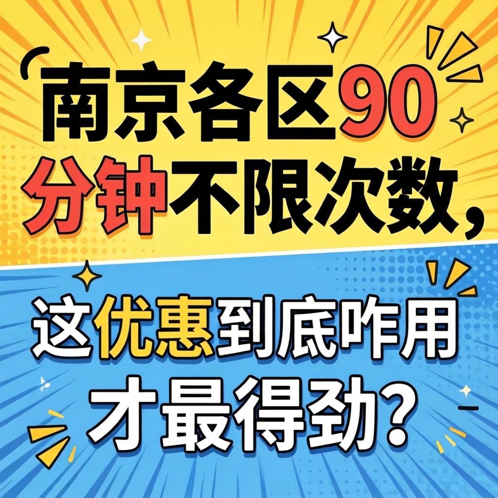 南京各区90分钟不限次数，，，，这优惠究竟咋用才最得劲？？？？？