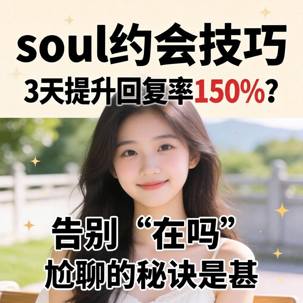 soul约会技巧，如何3天提升回复率150%？告别“在吗”尬聊的秘诀是甚？