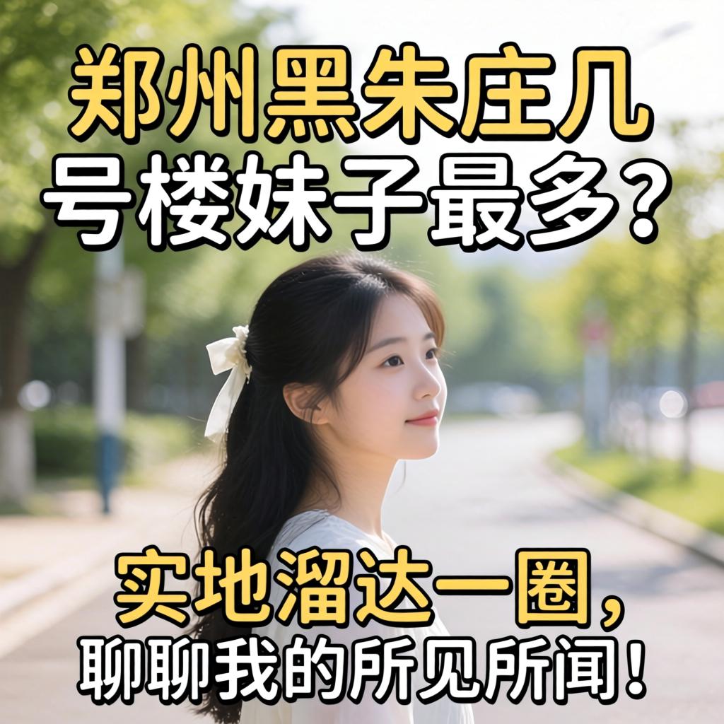 郑州黑朱庄几号楼妹子最多？实地溜达一圈，聊聊我的所见所闻