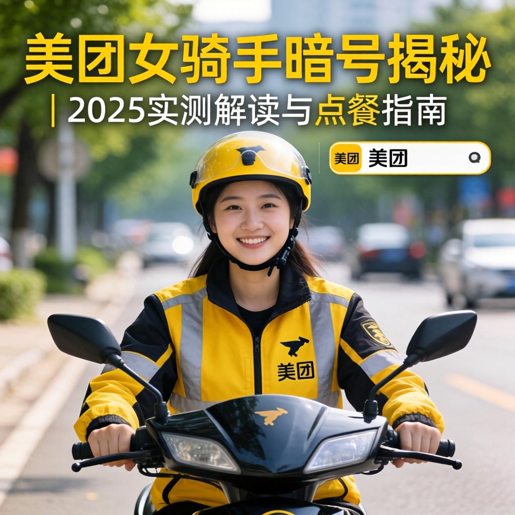 美团女骑手记号揭秘 | 2025实测解读与点餐指南