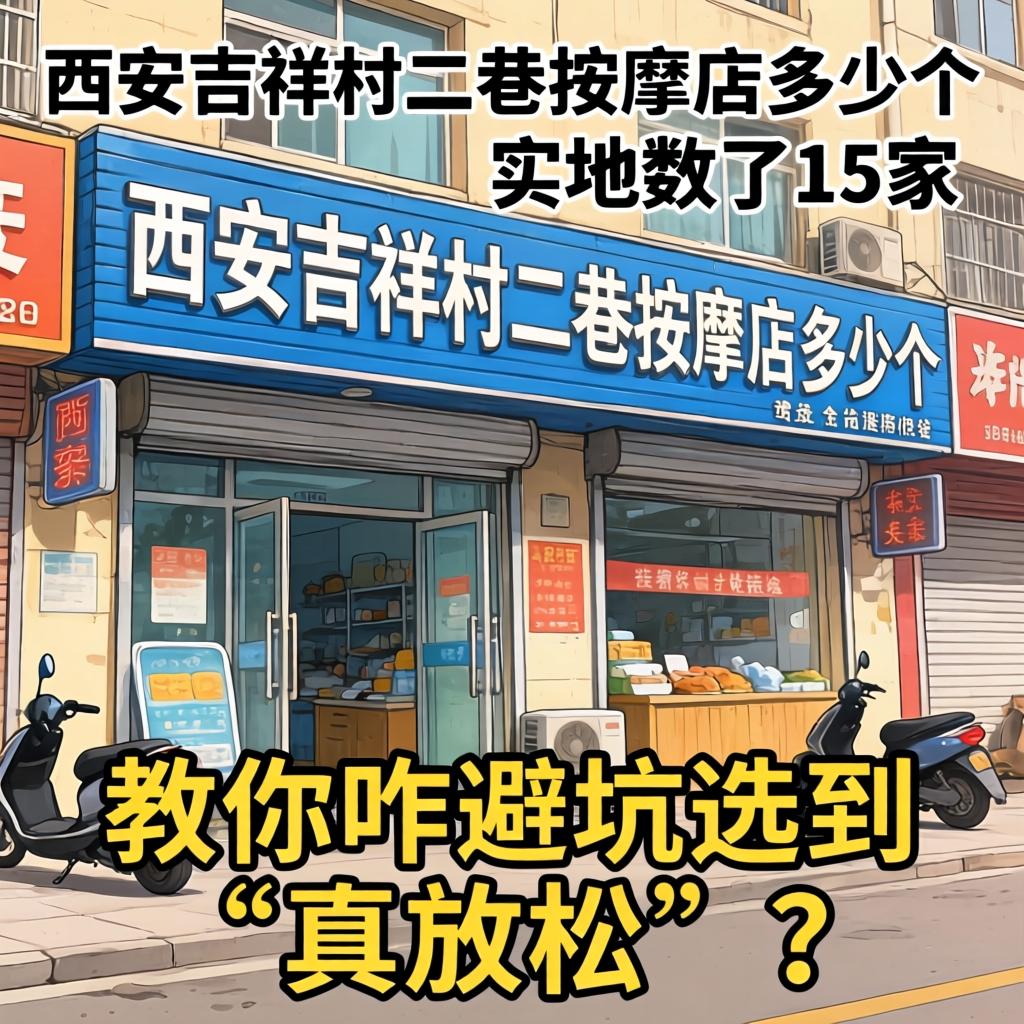 西安吉祥村二巷按摩店多少个？实地数了15家，教你咋避坑选到“真放松”的？