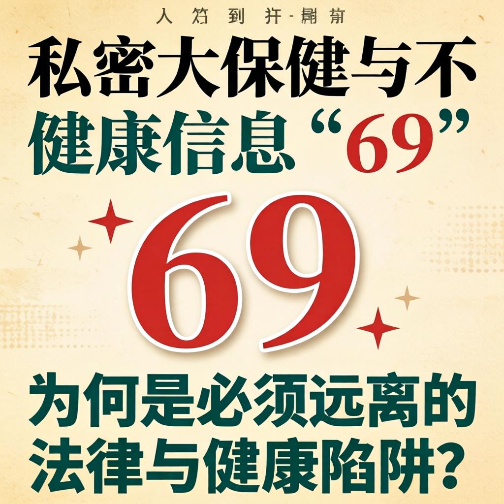 私密大保健与不康健信息“69”为何是必需远离的执法与康健陷阱？？？？？？