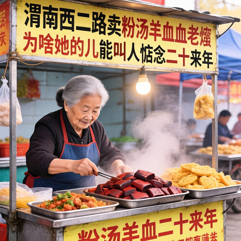 渭南西二路那位卖粉汤羊血的老阿姨，为啥她的摊儿能叫人惦念二十来年？