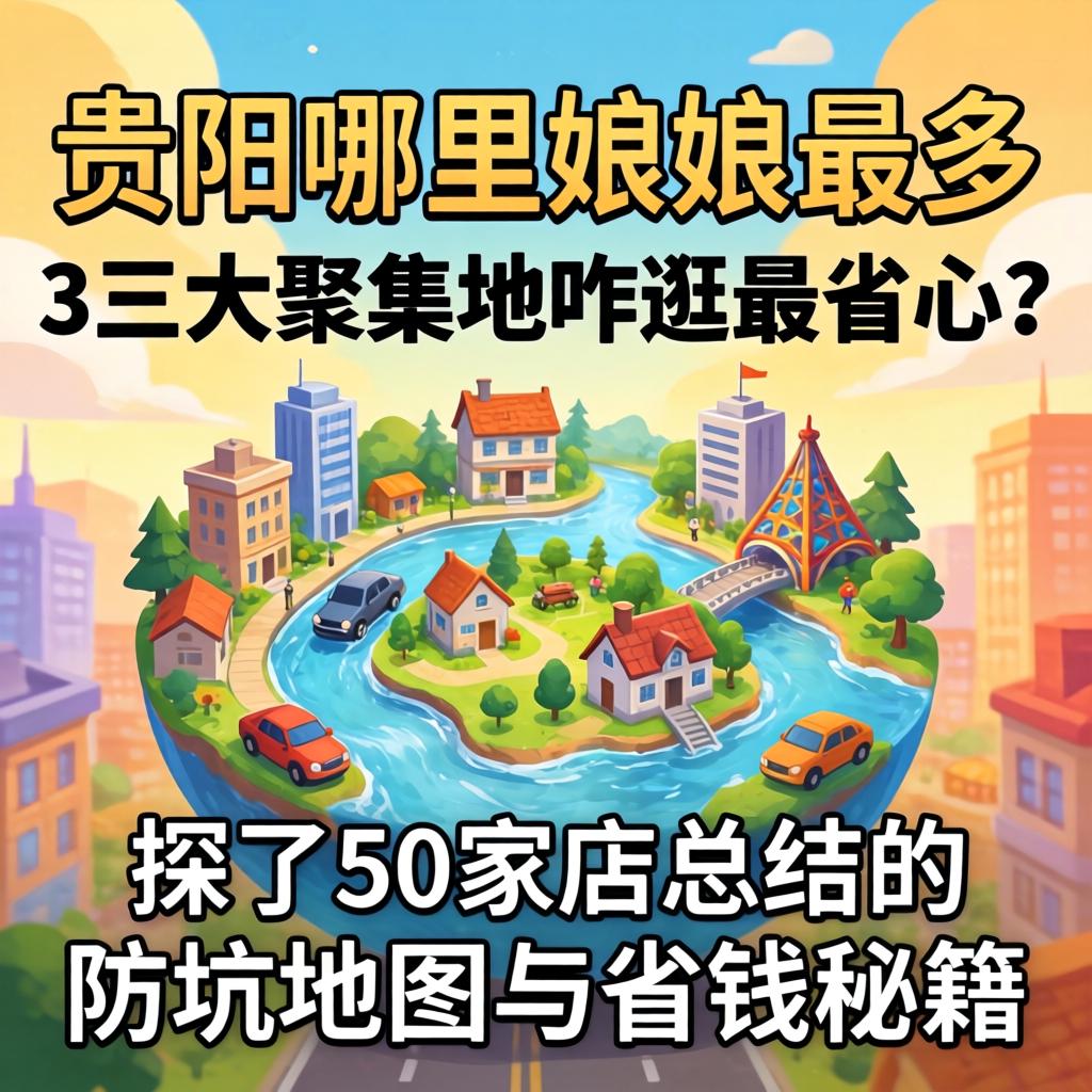 贵阳哪里娘娘最多，3大聚集地咋逛最省心？探了50家店总结的防坑地图与省钱秘籍