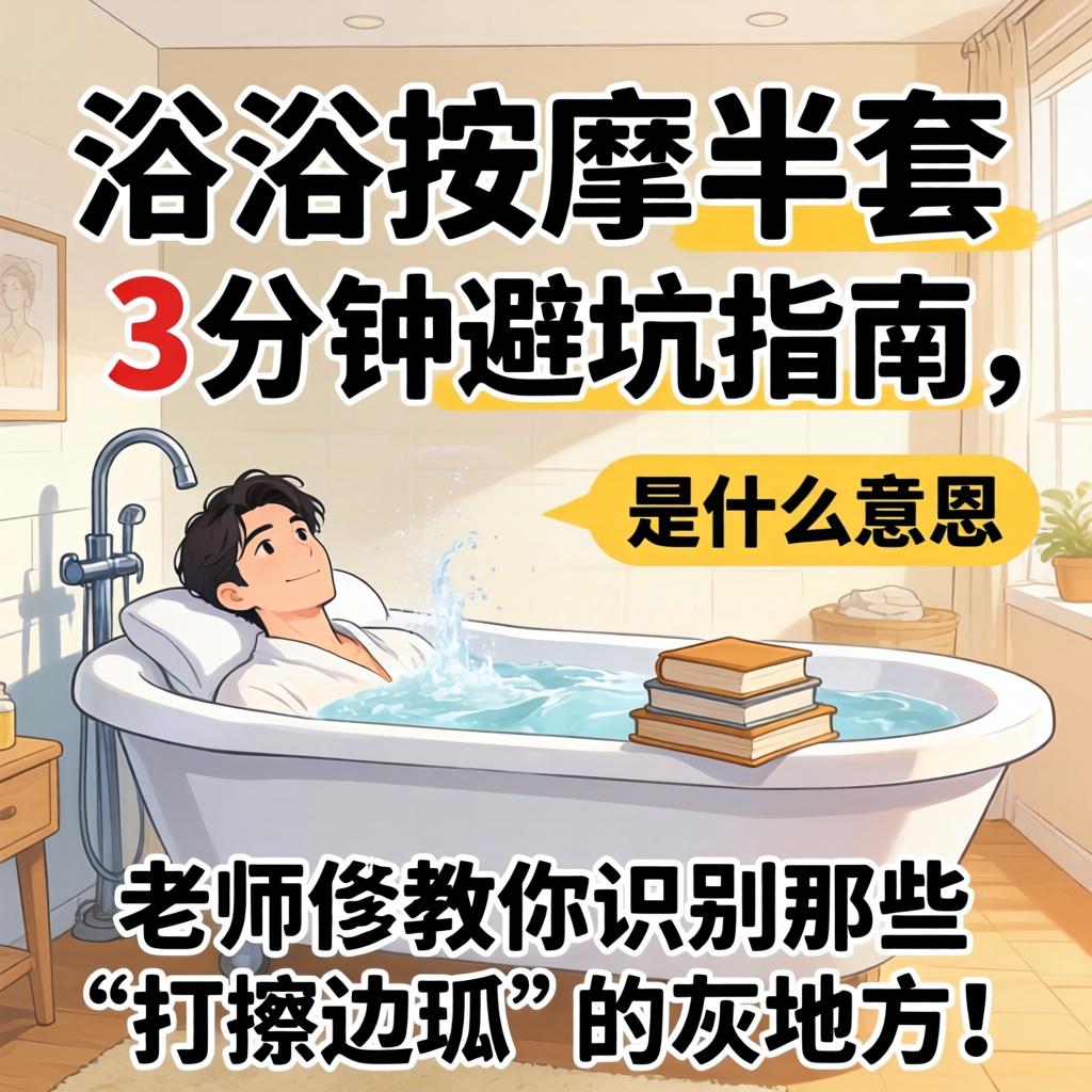 沐浴推拿半套是什么意思？3分钟避坑指南，教员傅教你鉴别那些“打擦边球”的灰处所！