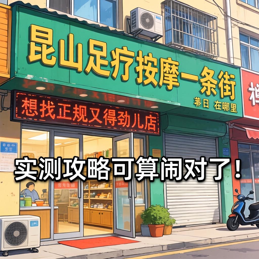 昆山足疗按摩一条街在哪里, 想找正规又得劲儿的店？这篇实测攻略可算闹对了！