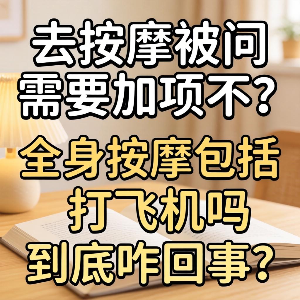 去按摩被问需要加项不?全身按摩包括打飞机吗到底咋回事?