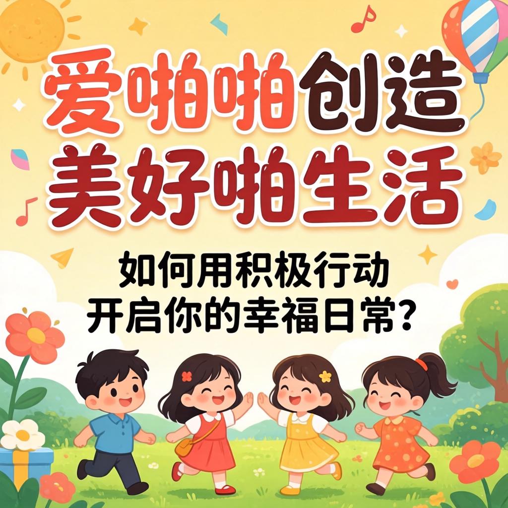 爱啪啪创造美好啪生活，如何用积极行动开启你的幸福日常？