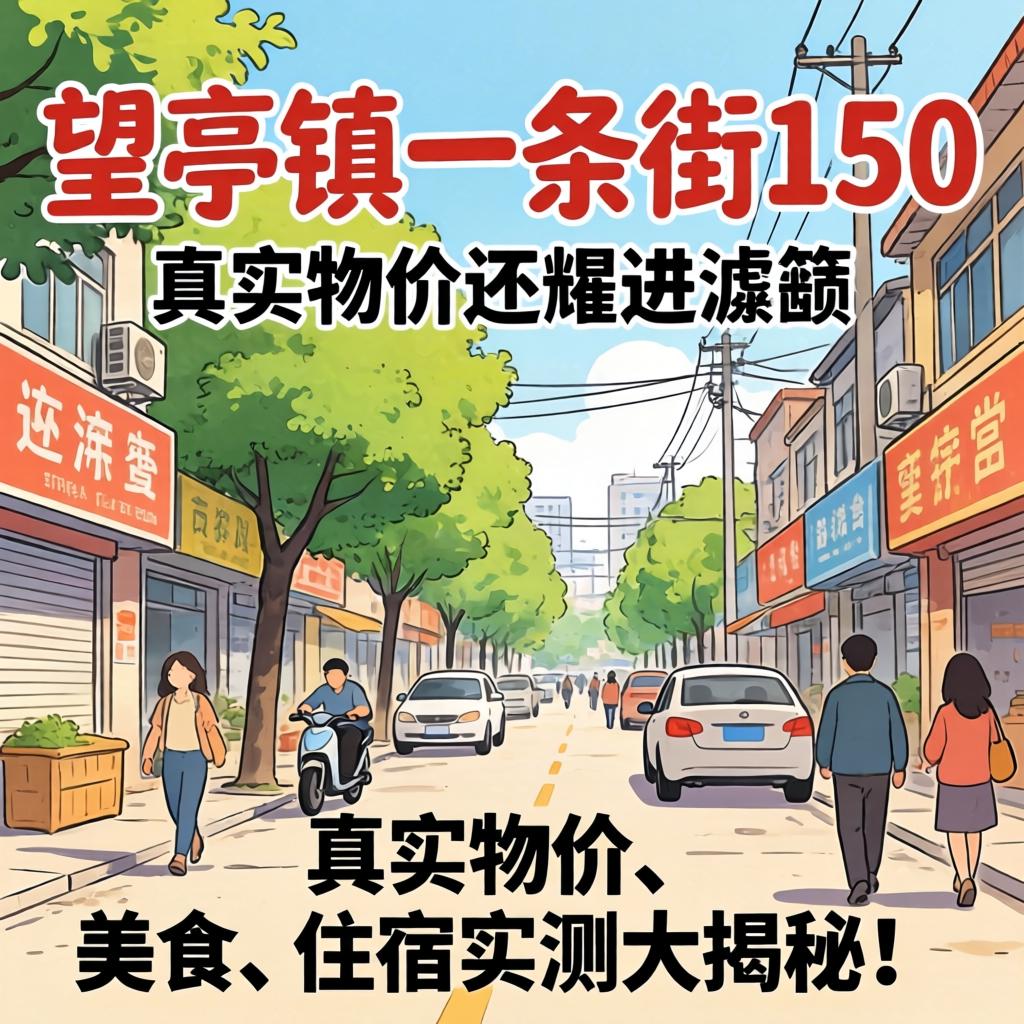望亭镇一条街150，是真实物价还是噱头？美食、住宿实测大揭秘！