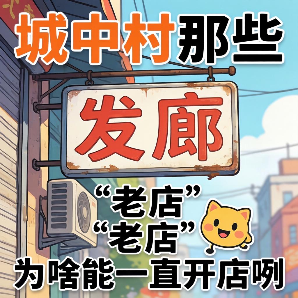 城中村那些挂着“发廊」匦牌的“老店”，为啥能一向开着咧？