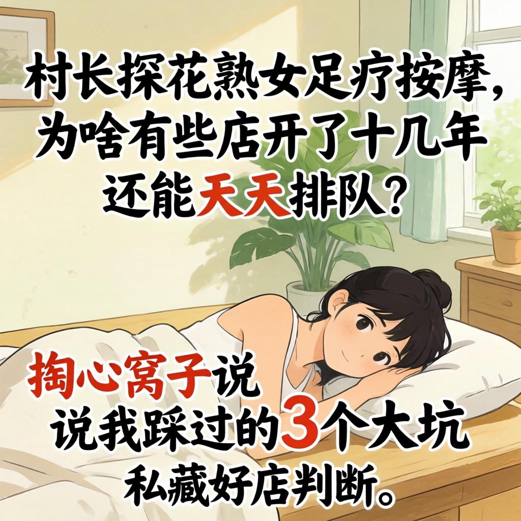 村长探花熟女足疗按摩，为啥有些店开了十几年还能天天排队？掏心窝子说说我踩过的3个大坑和私藏好店