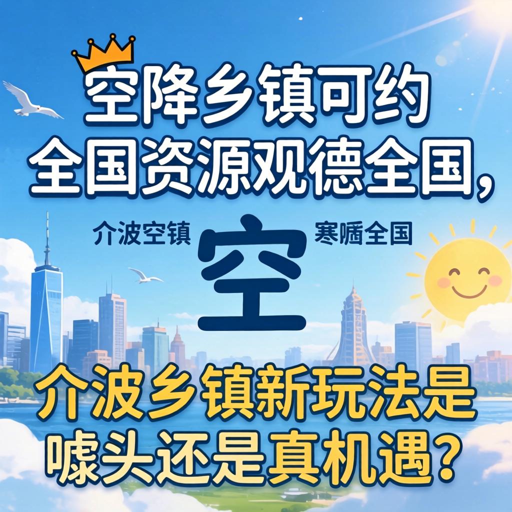 空降乡镇可约全国资源观德全国，介波乡镇新玩法是噱头还是真机遇？