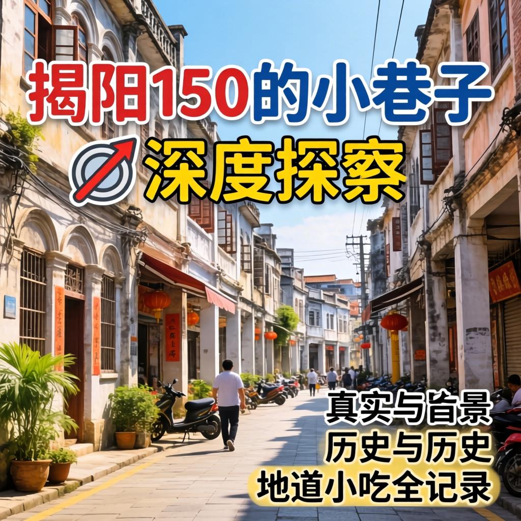揭阳150的小巷子?深度探访 真实街景、历史与地道小吃全记录