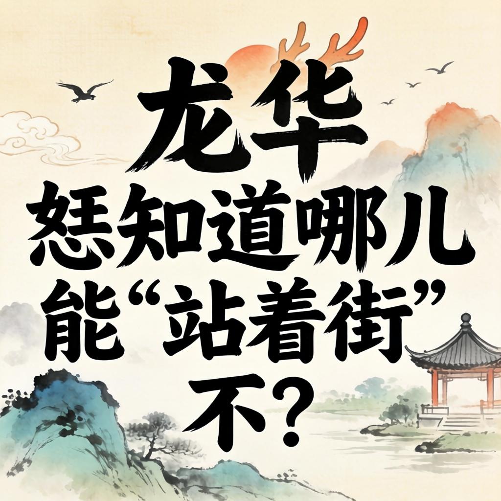 在龙华,恁知道哪儿能“站着街”不?