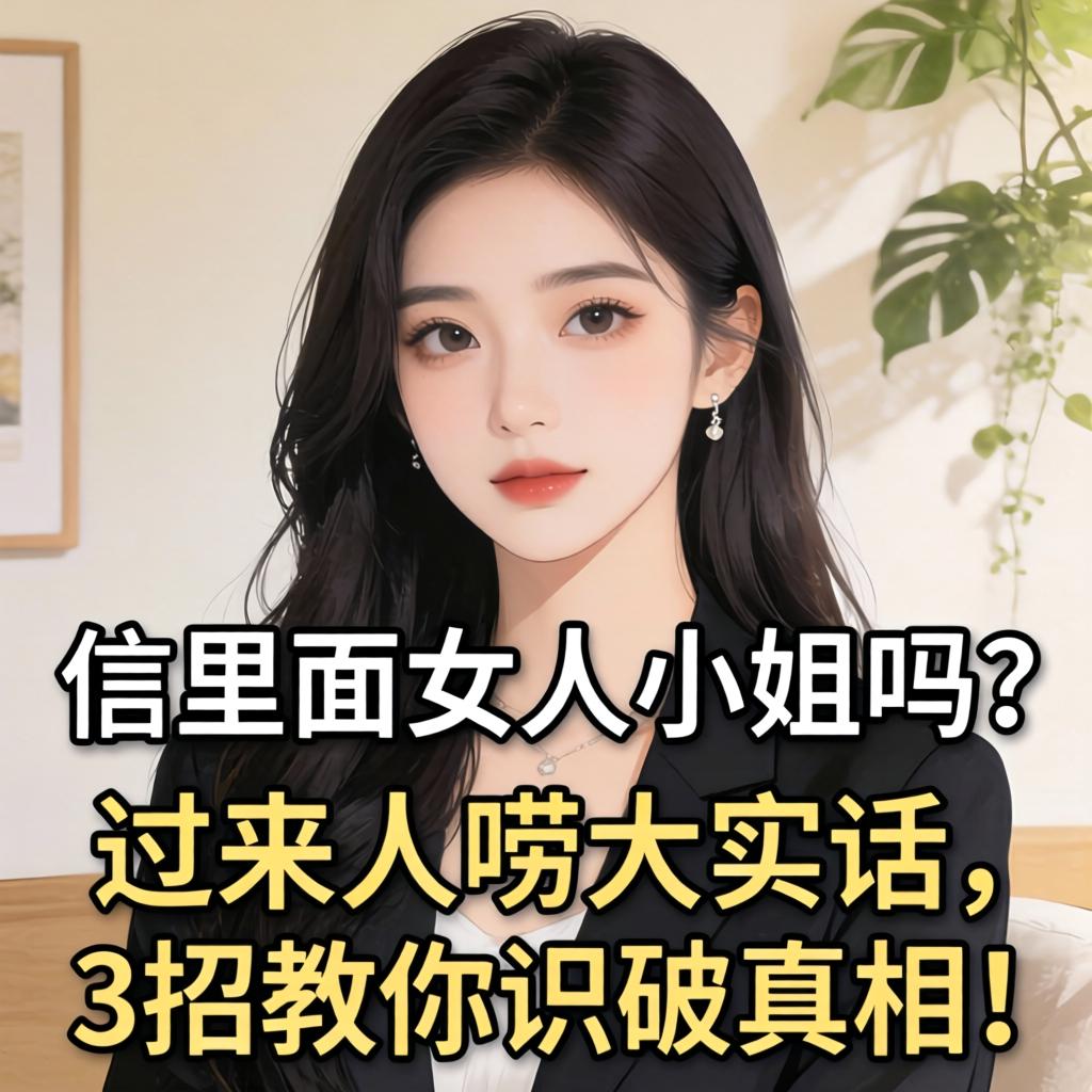 连信里面女人是小姐吗？过来人唠大实话，3招教你识破真相！